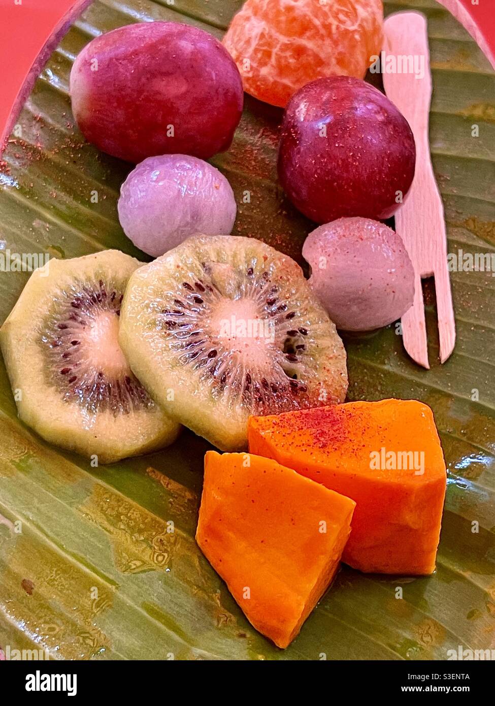 Cut fruits Stock Photo