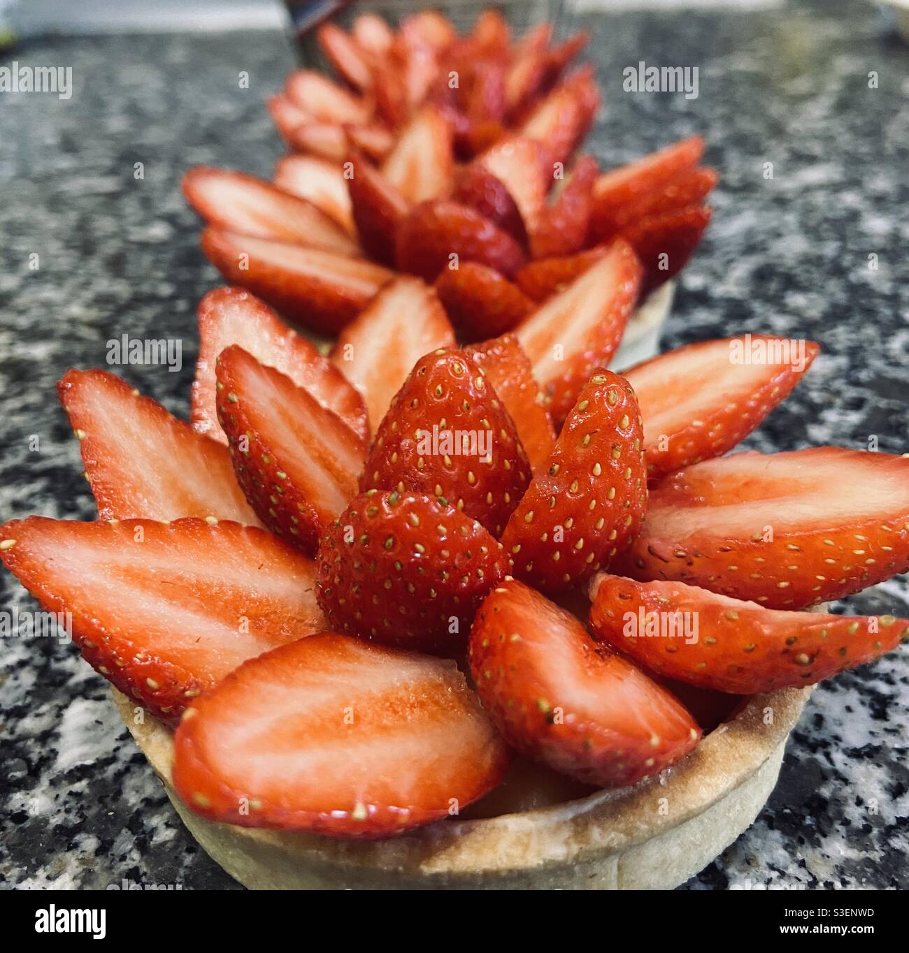 Tarte aux fraises Stock Photo - Alamy