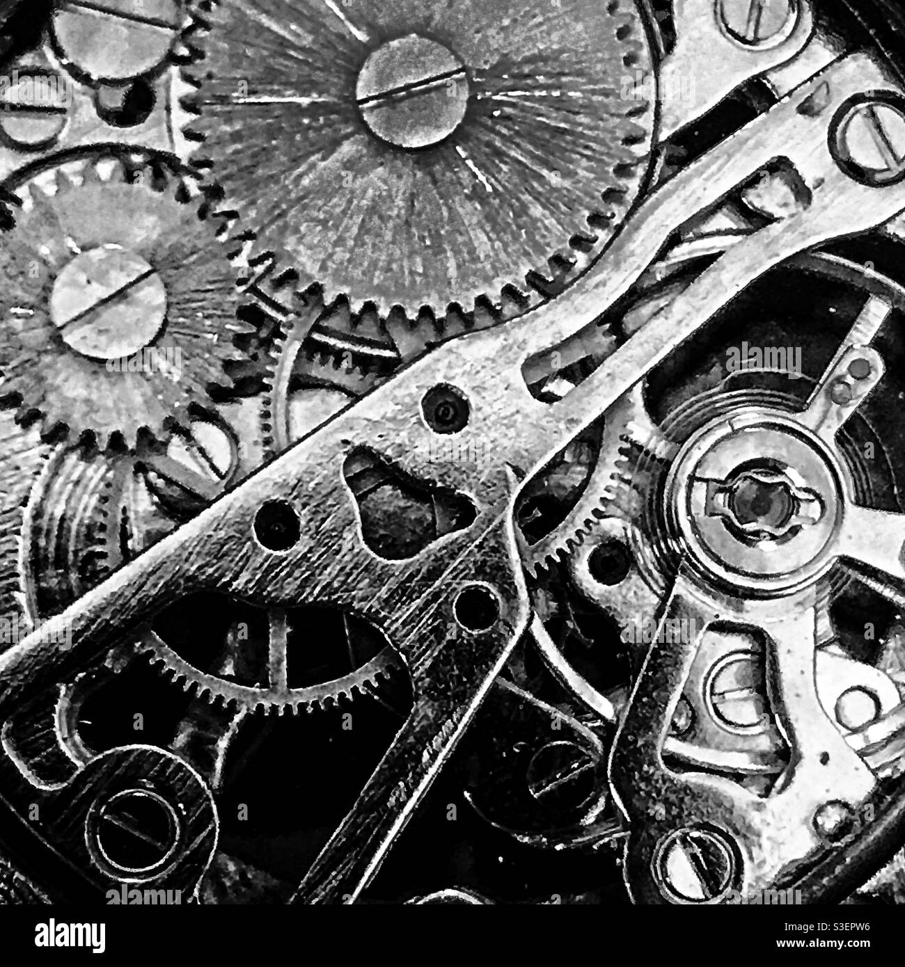 Clockwork Stock Photo Alamy