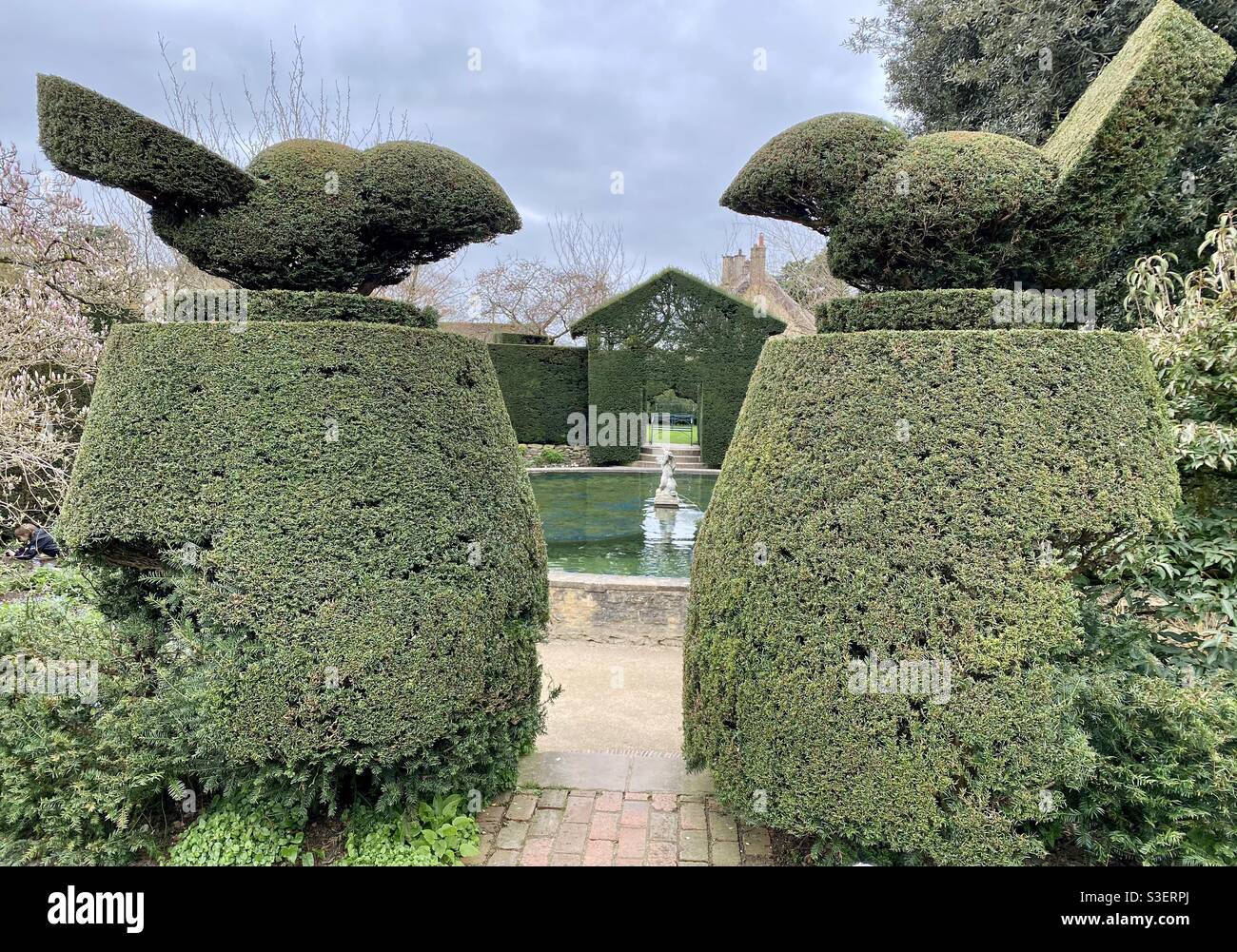 Hidcote gardens - Smartphone Captured Stock Image