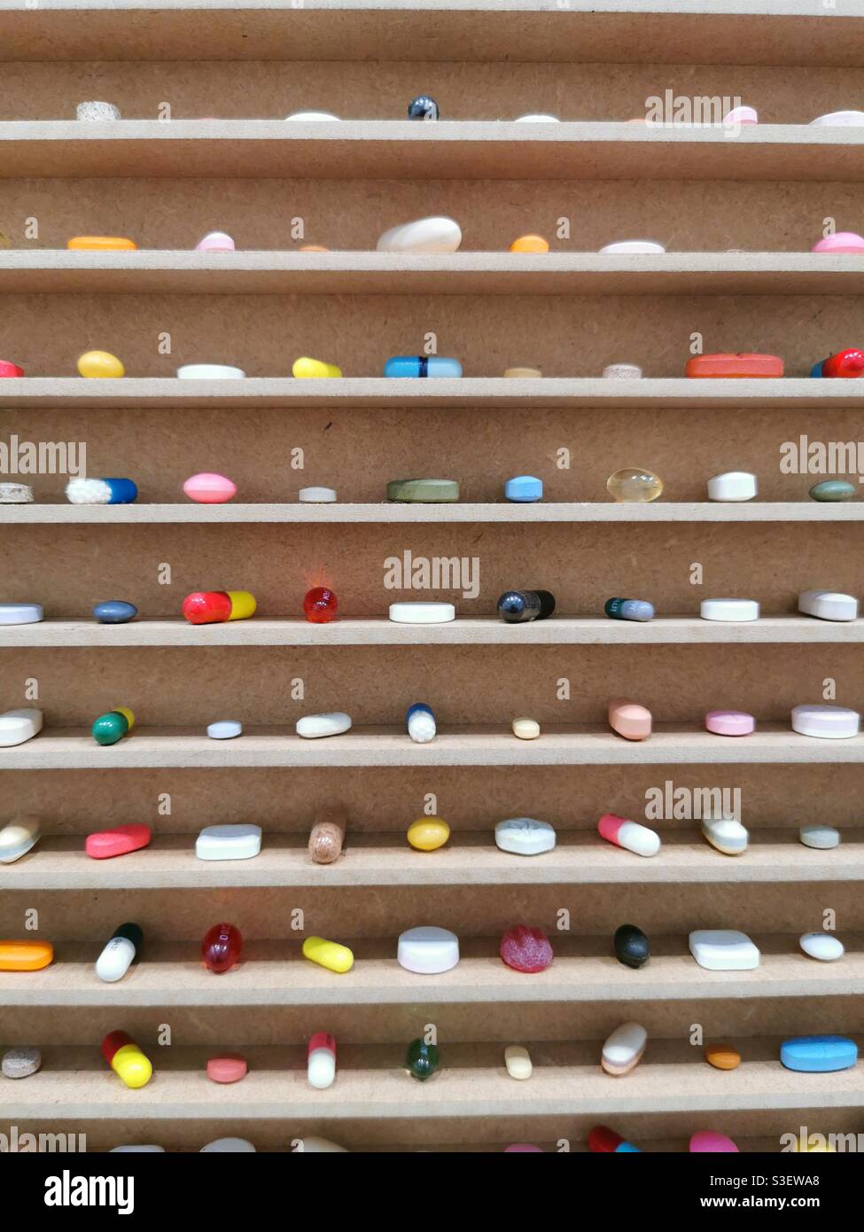 damien hirst art work medical pills Stock Photo Alamy