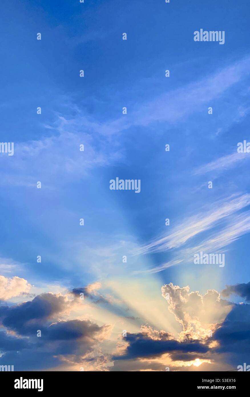 Texas Sun Rays Stock Photo - Alamy