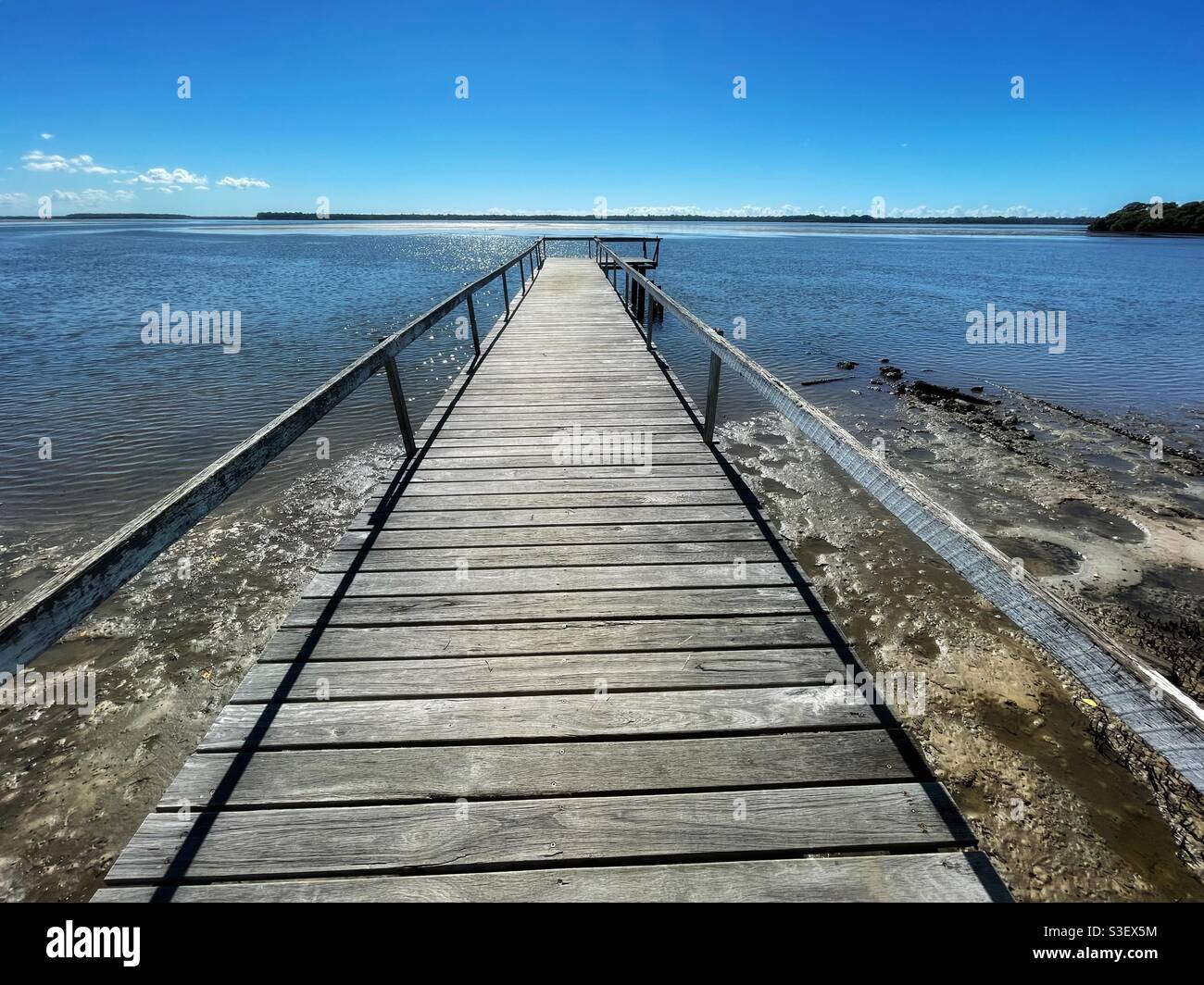 Donnybrook Fishing Jetty on Pumicestone Passage, Queensland, Australia