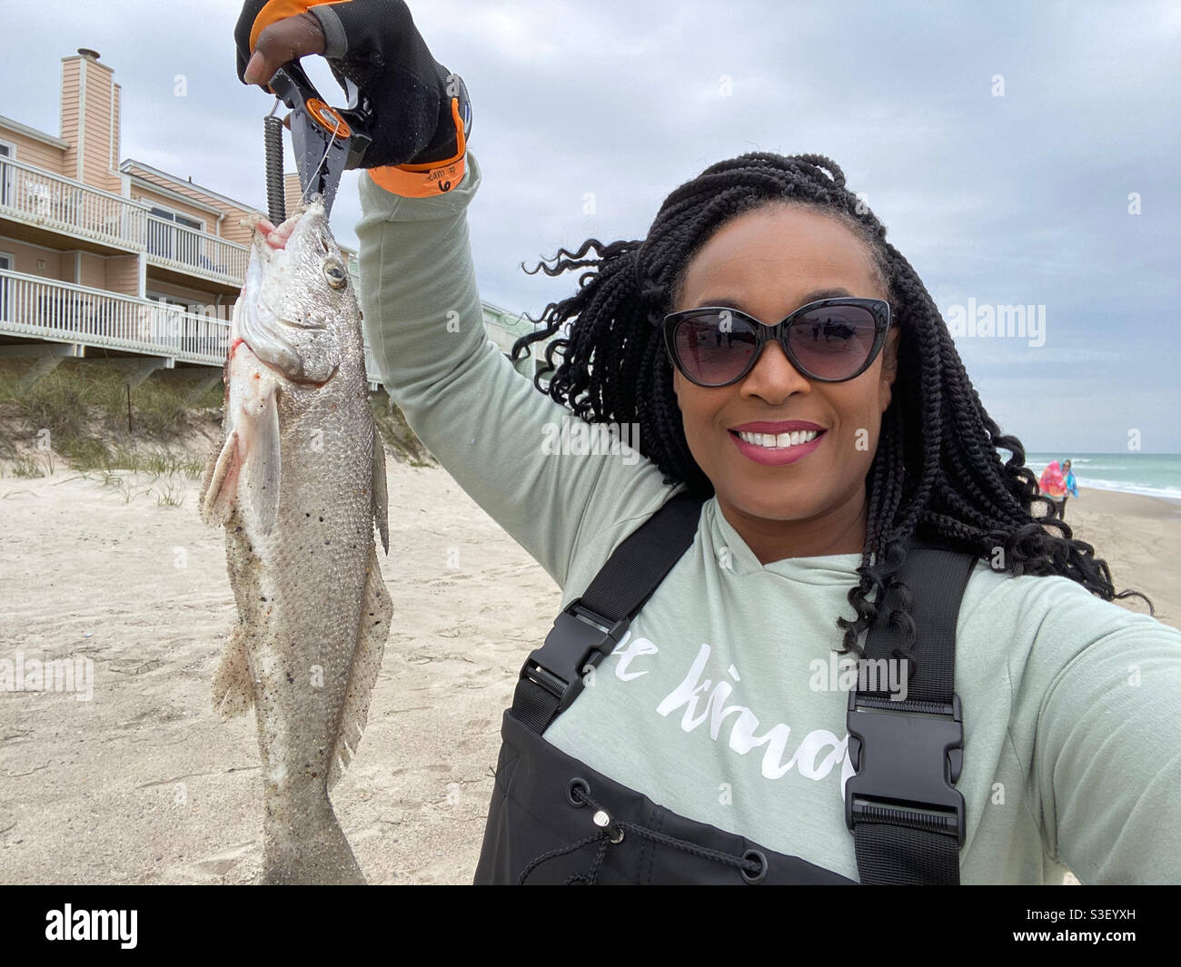 Black girl surf fishing hi-res stock photography and images - Alamy