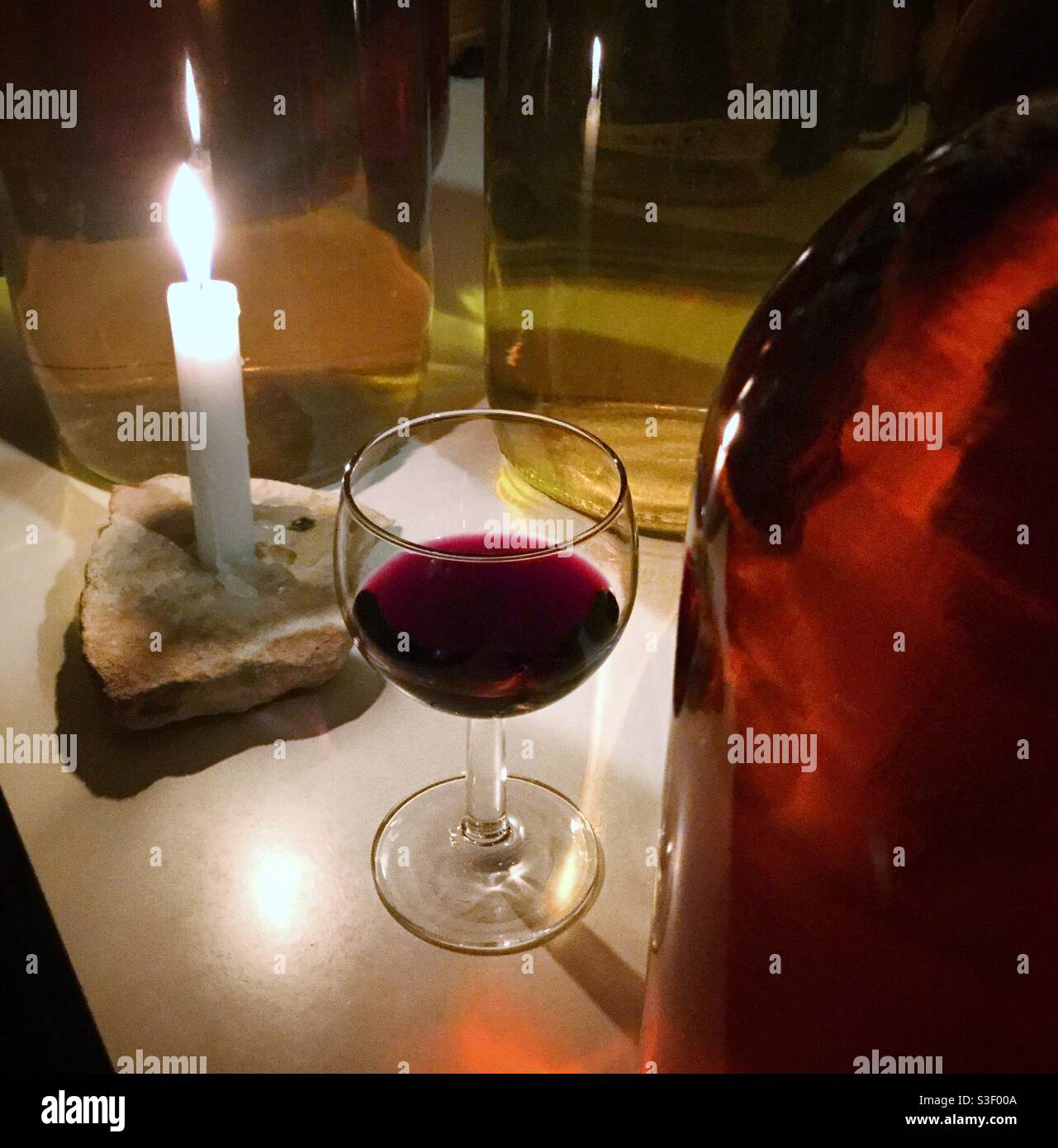Syrah wine, Catalonia, Spain. - Smartphone Captured Stock Image