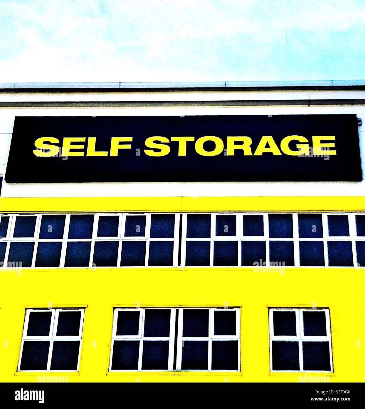Urban design retail self storage units Stock Photo Alamy