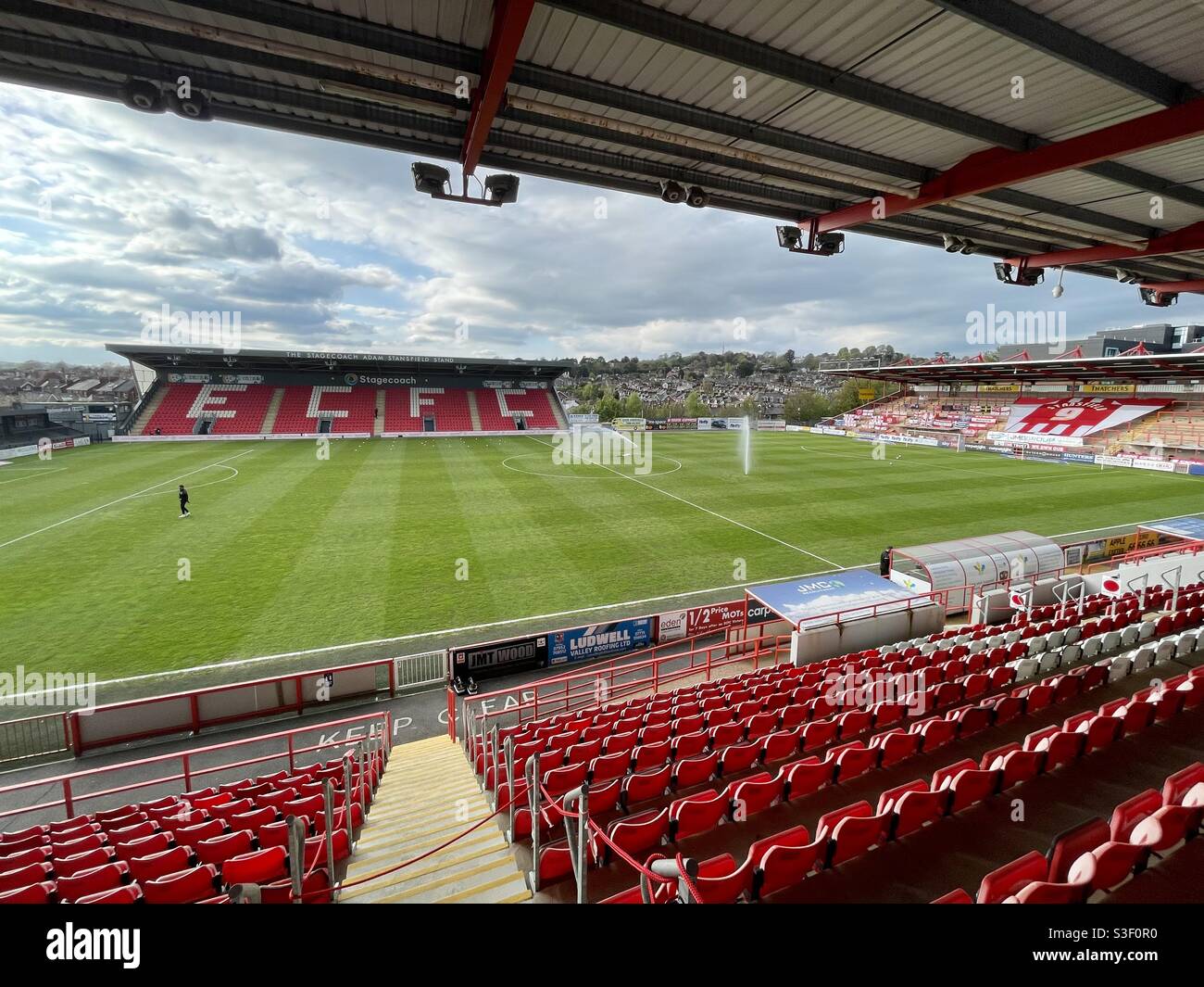 A View Of St James Park Home To Exeter City Fc Ahead Of The Efl League Two Game Between Exeter City Fc And Grimsby Town Fc Stock Photo Alamy