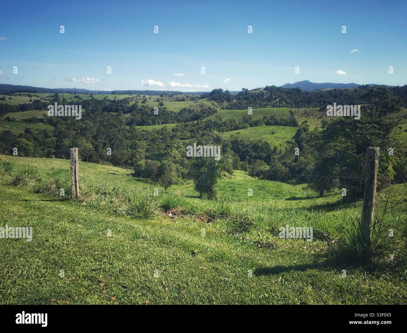 Countryside in the Atherton Tableland, Far North Queensland, Australia - Smartphone Captured Stock Image