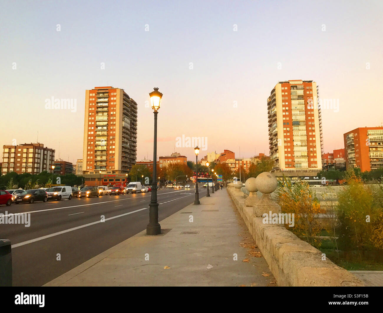 Segovia bridge. Madrid, Spain. - Smartphone Captured Stock Image