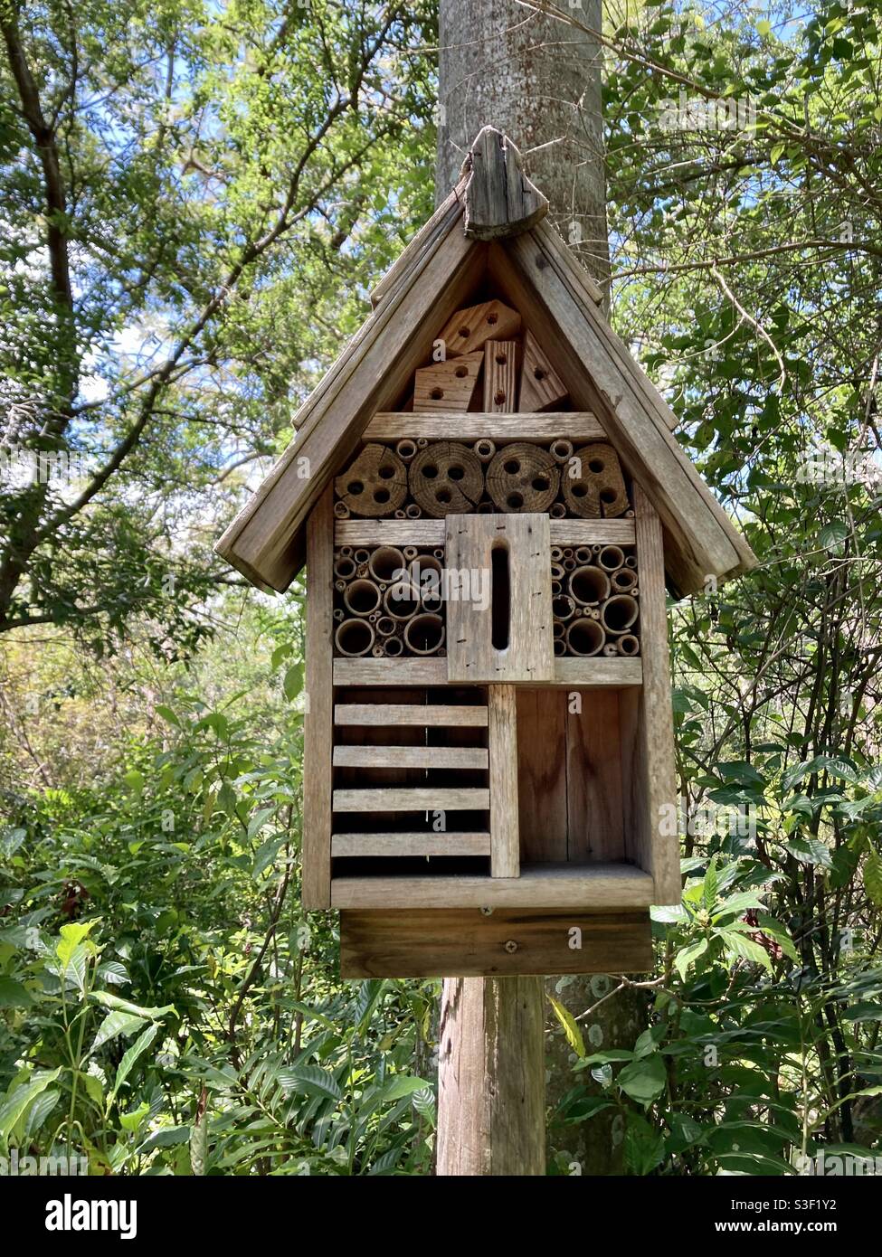 Manmade beehive in a château style Stock Photo Alamy