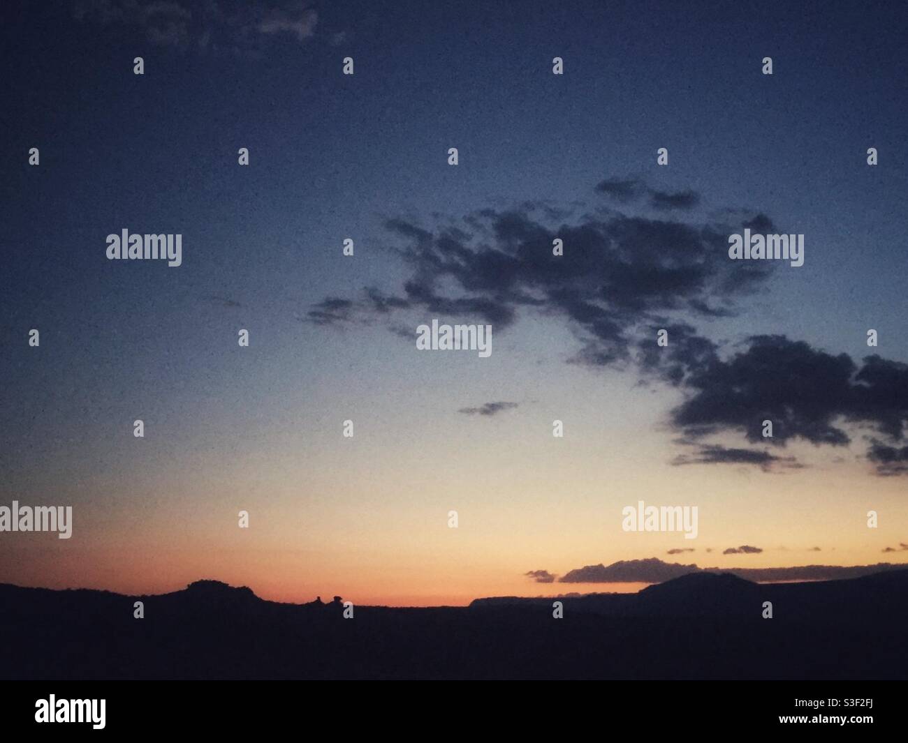 Sunset in Arches National Park - Smartphone Captured Stock Image