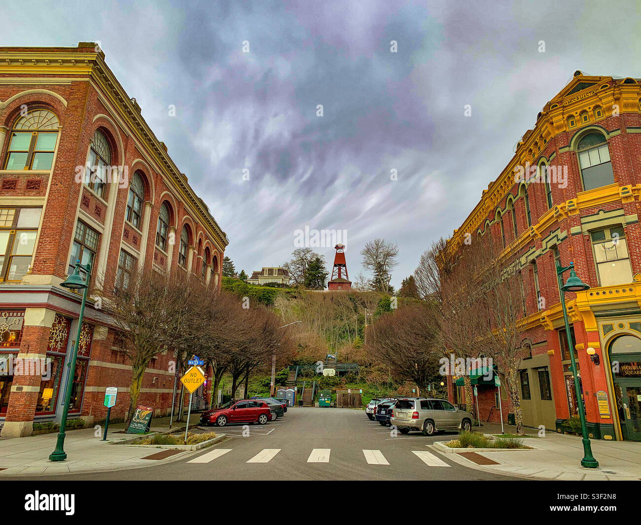 Fire Bell Tower, Port Townsend, WA Stock Photo Alamy