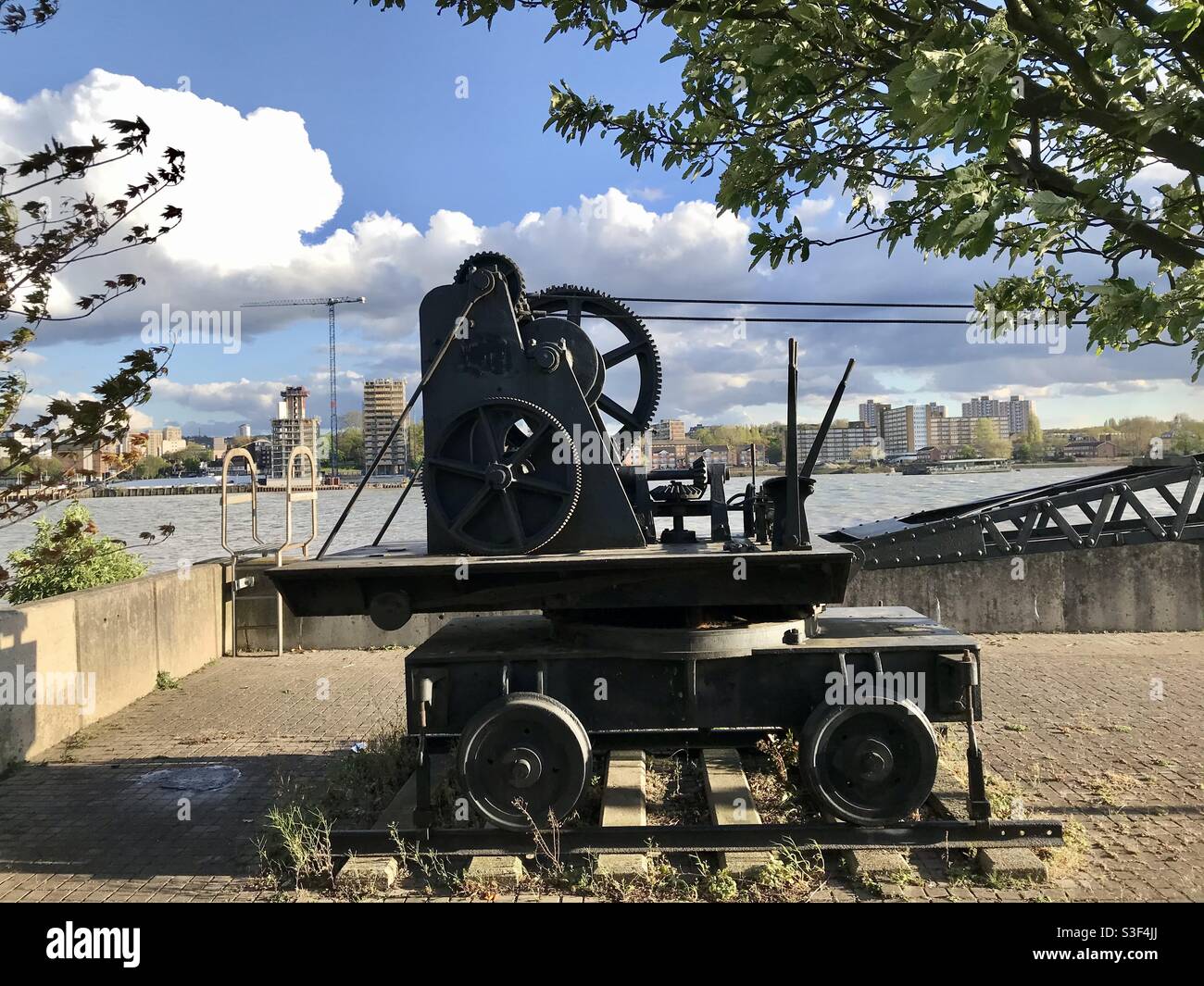 Old industrial machine - Smartphone Captured Stock Image