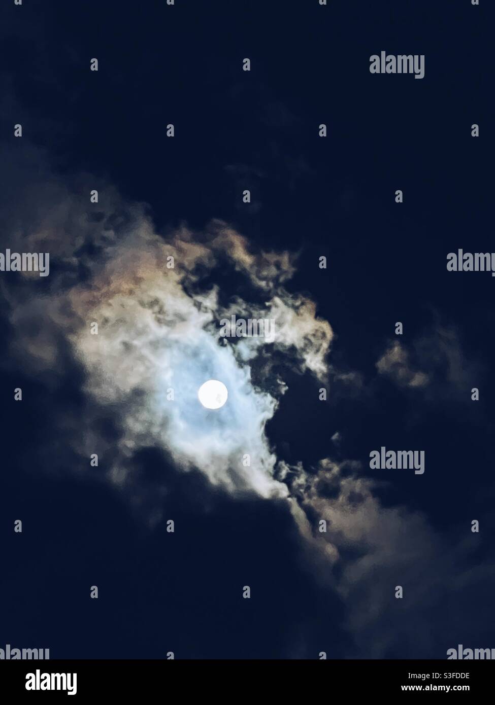 Super full moon Stock Photo - Alamy