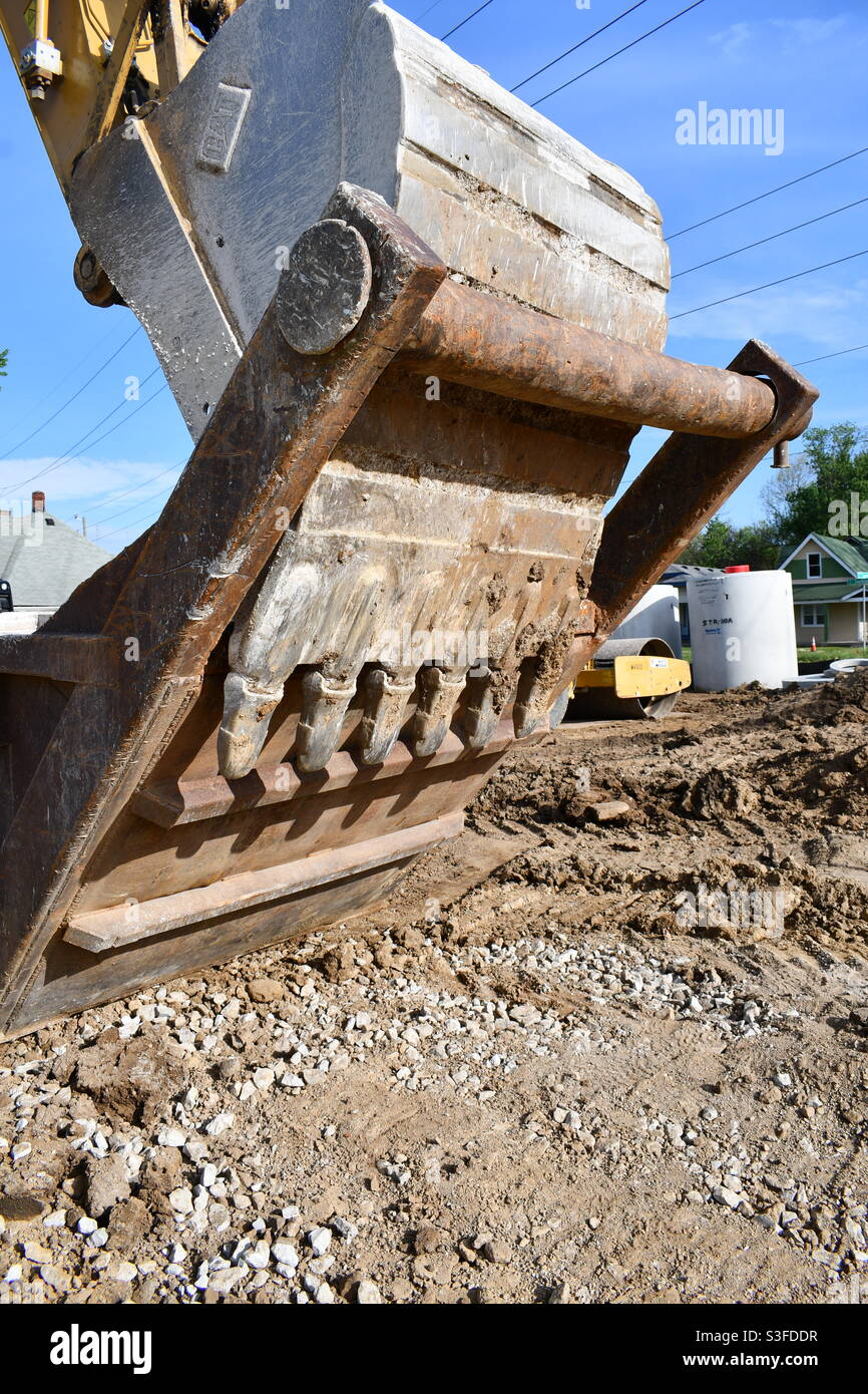 excavator - Smartphone Captured Stock Image