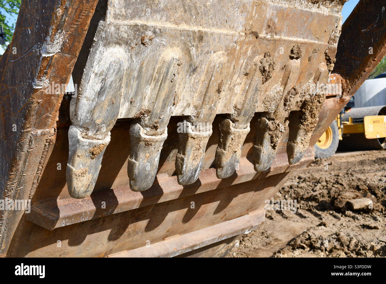 excavator - Smartphone Captured Stock Image