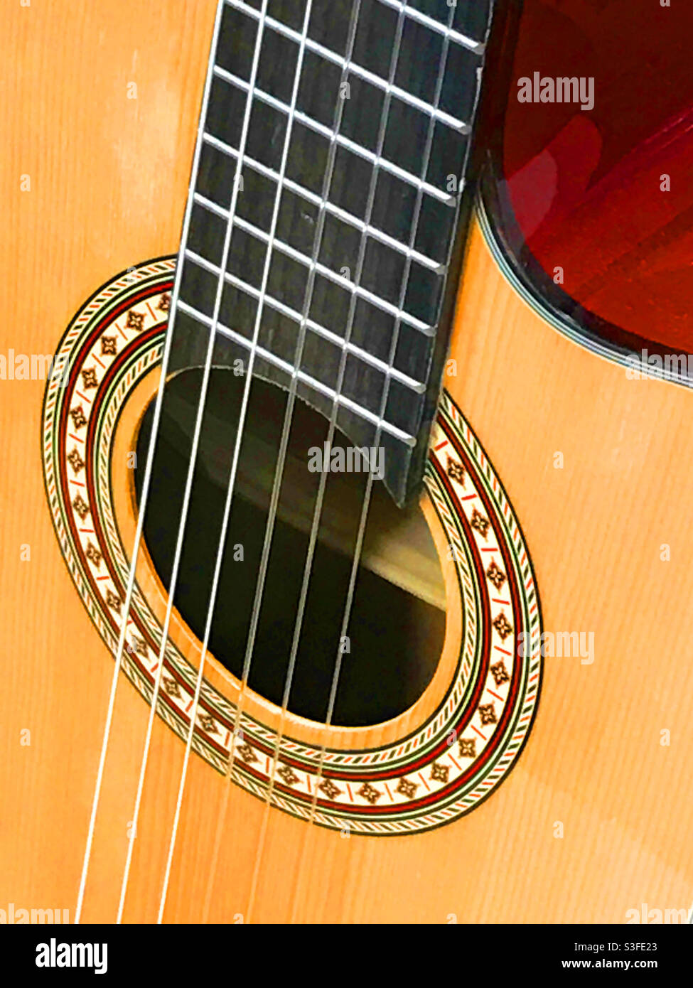 Guitar - Smartphone Captured Stock Image