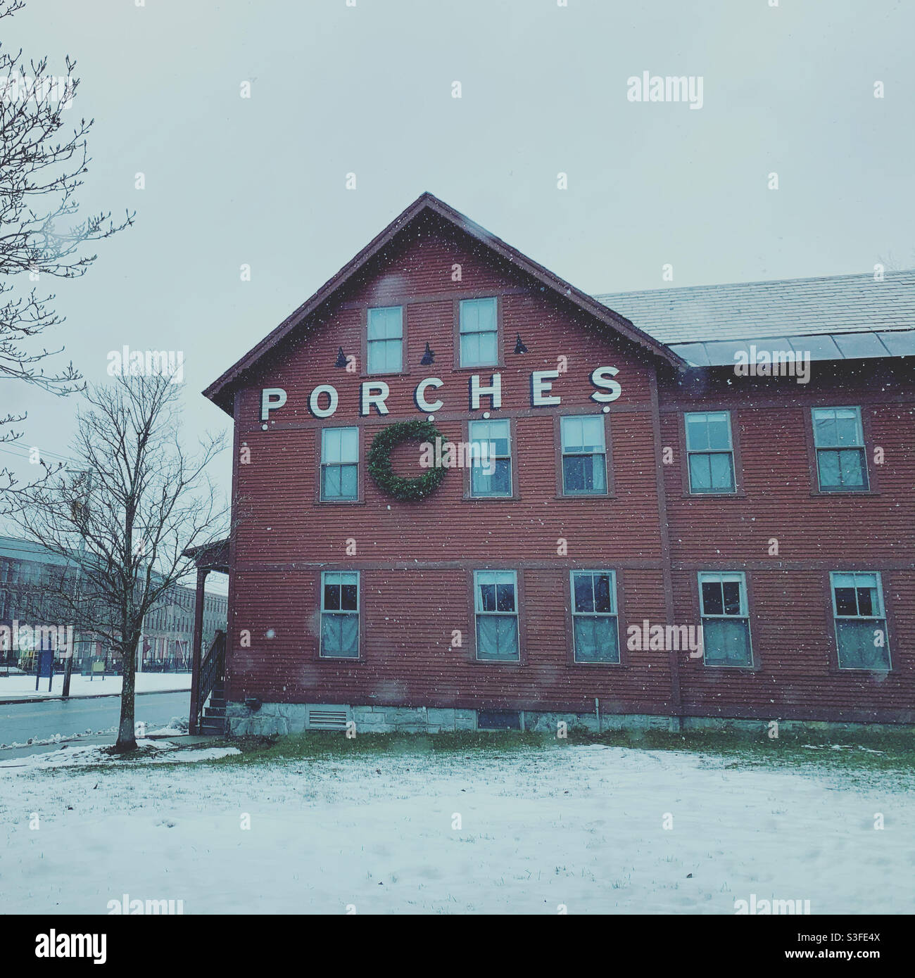 January 2021 The Porches Inn At MASS MoCA North Adams Berkshire   January 2021 The Porches Inn At Mass Moca North Adams Berkshire County Massachusetts United States S3FE4X 