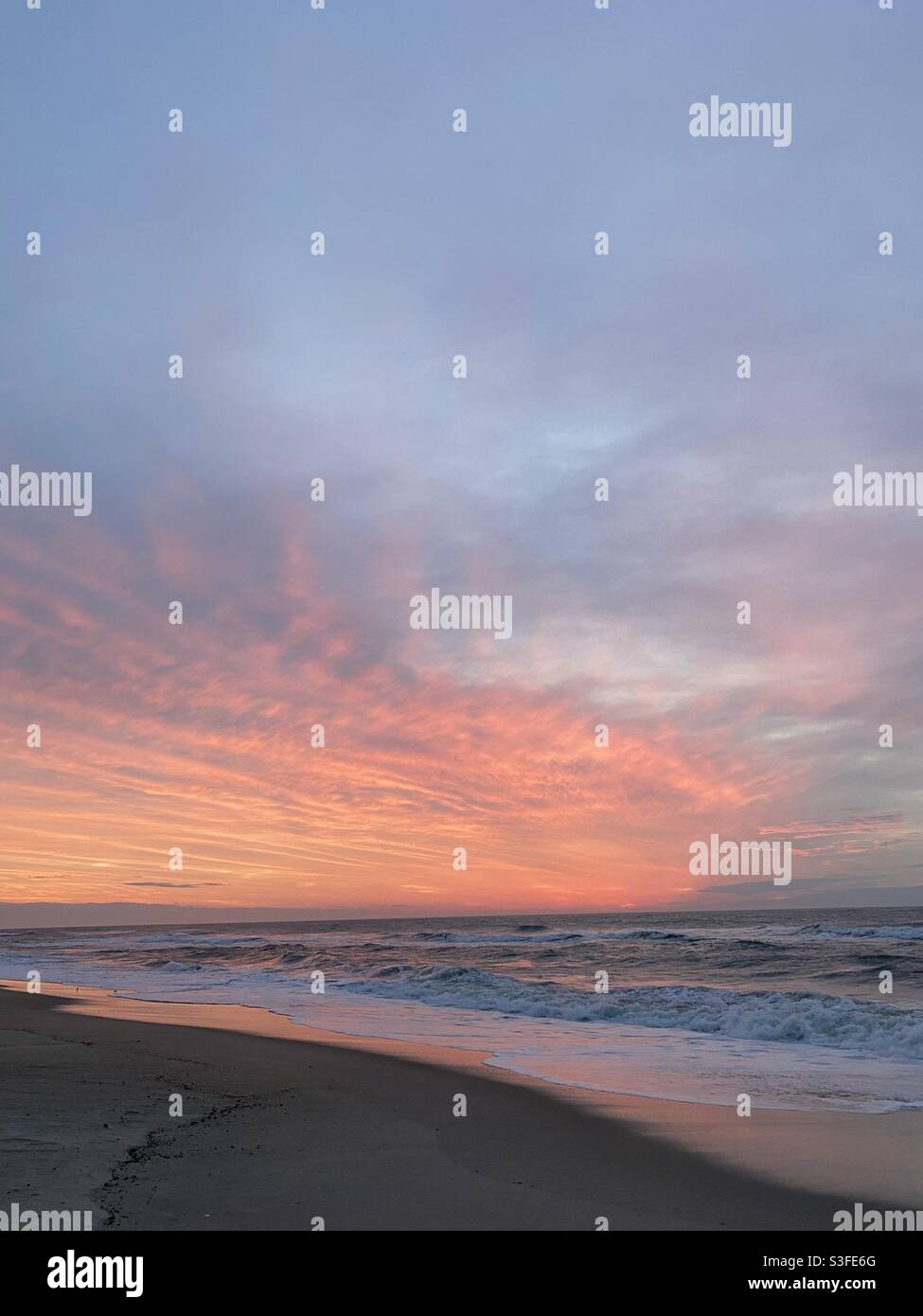 Sunrise at Assateague Island National Seashore. - Smartphone Captured Stock Image