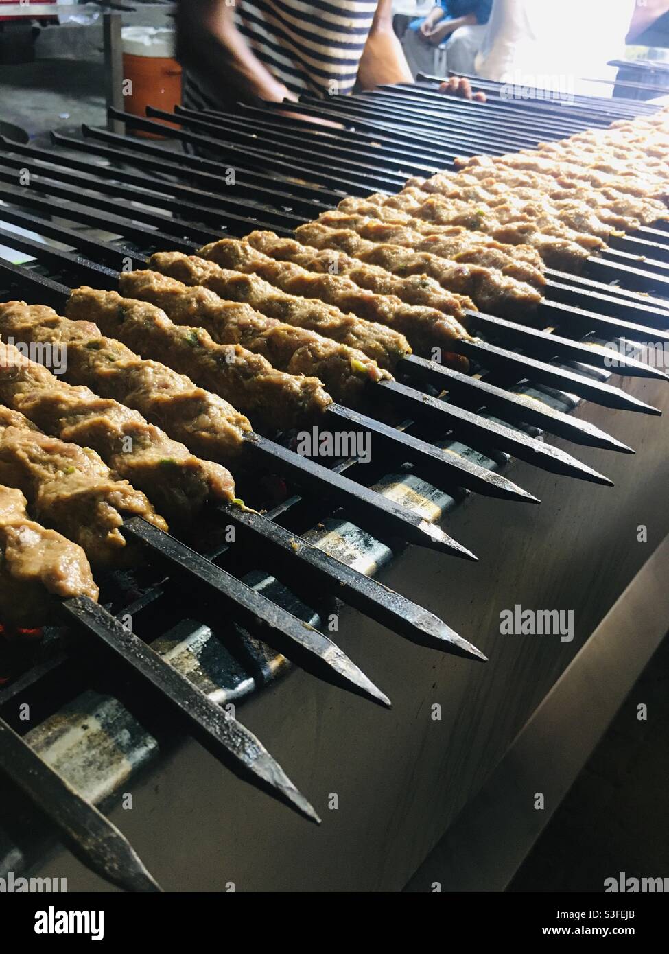 Delicious and juicy bar b que Stock Photo