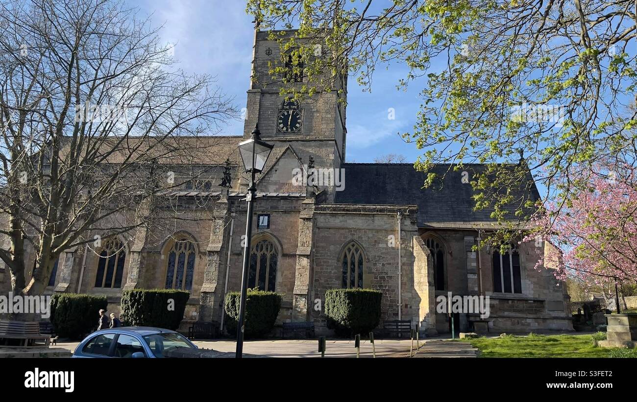 St Johns the Baptist Church in Knaresborough Stock Photo - Alamy