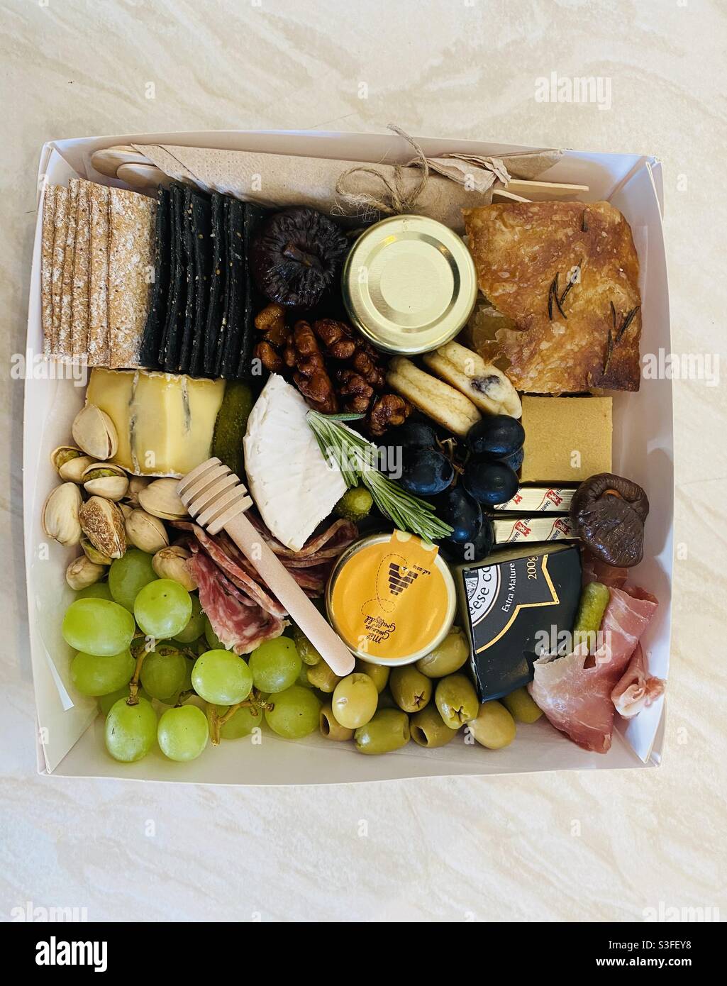 Grazing box. 17.05.2021 - Smartphone Captured Stock Image