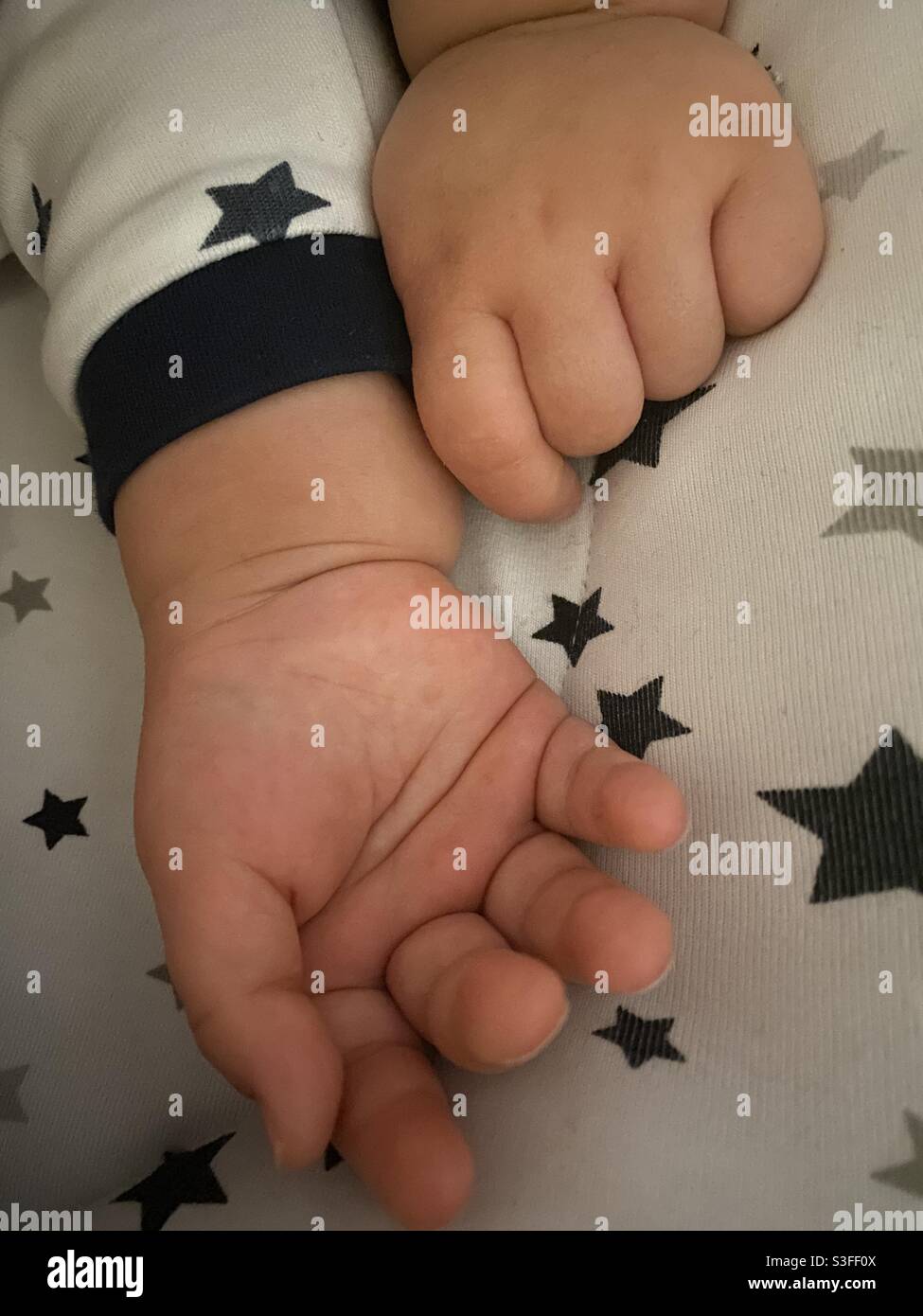 Baby hands Stock Photo