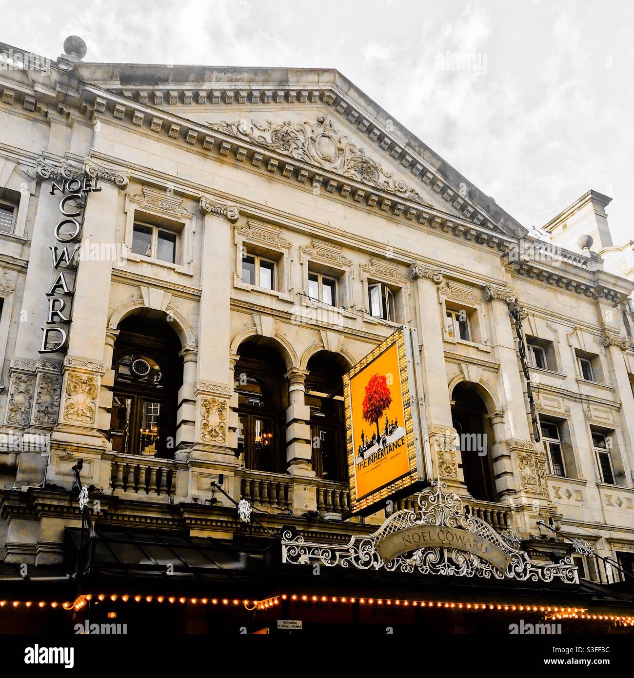 Noel Coward theatre, London - Smartphone Captured Stock Image