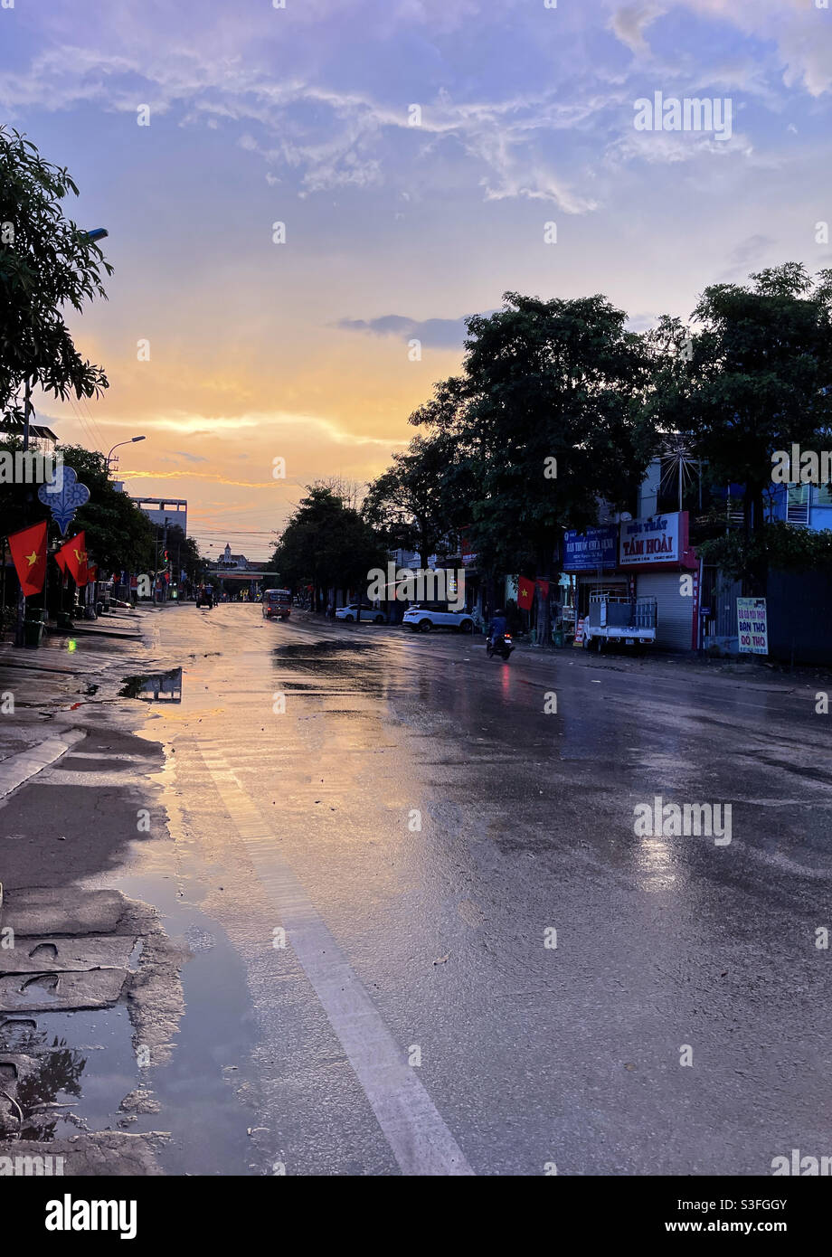 after the afternoon rain - Smartphone Captured Stock Image