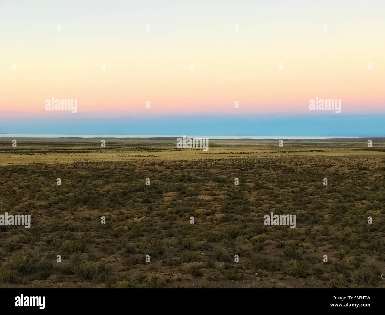 Pre-dawn sky outside Uyuni, Bolivia - Smartphone Captured Stock Image