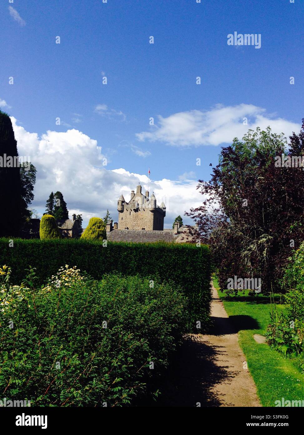 Cawdor Castle and grounds Scotland UK Stock Photo