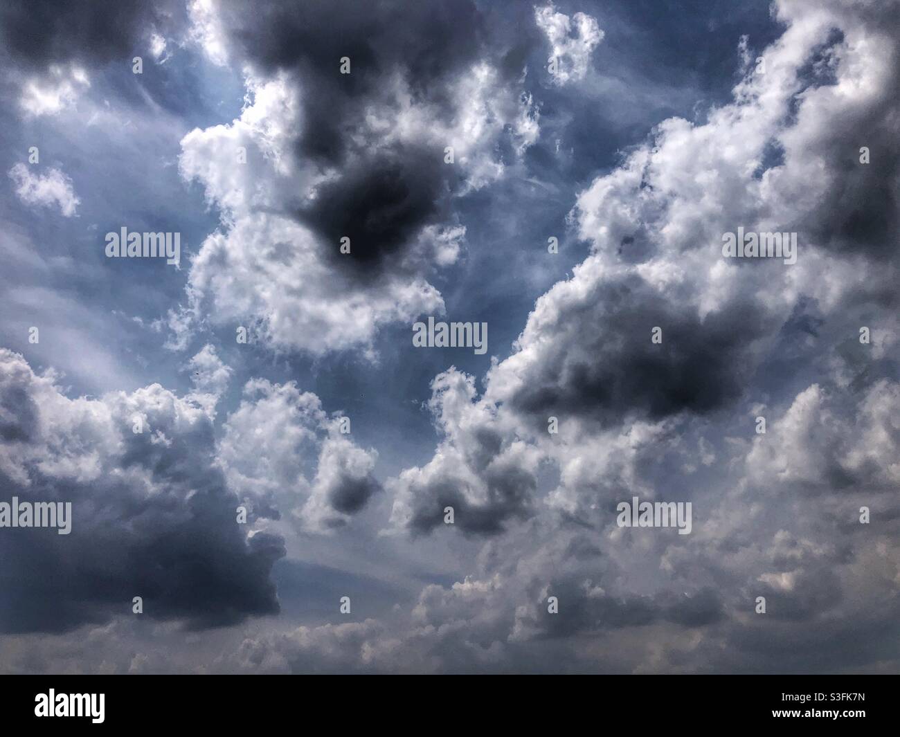Dramatic cloudscape. Stock Photo
