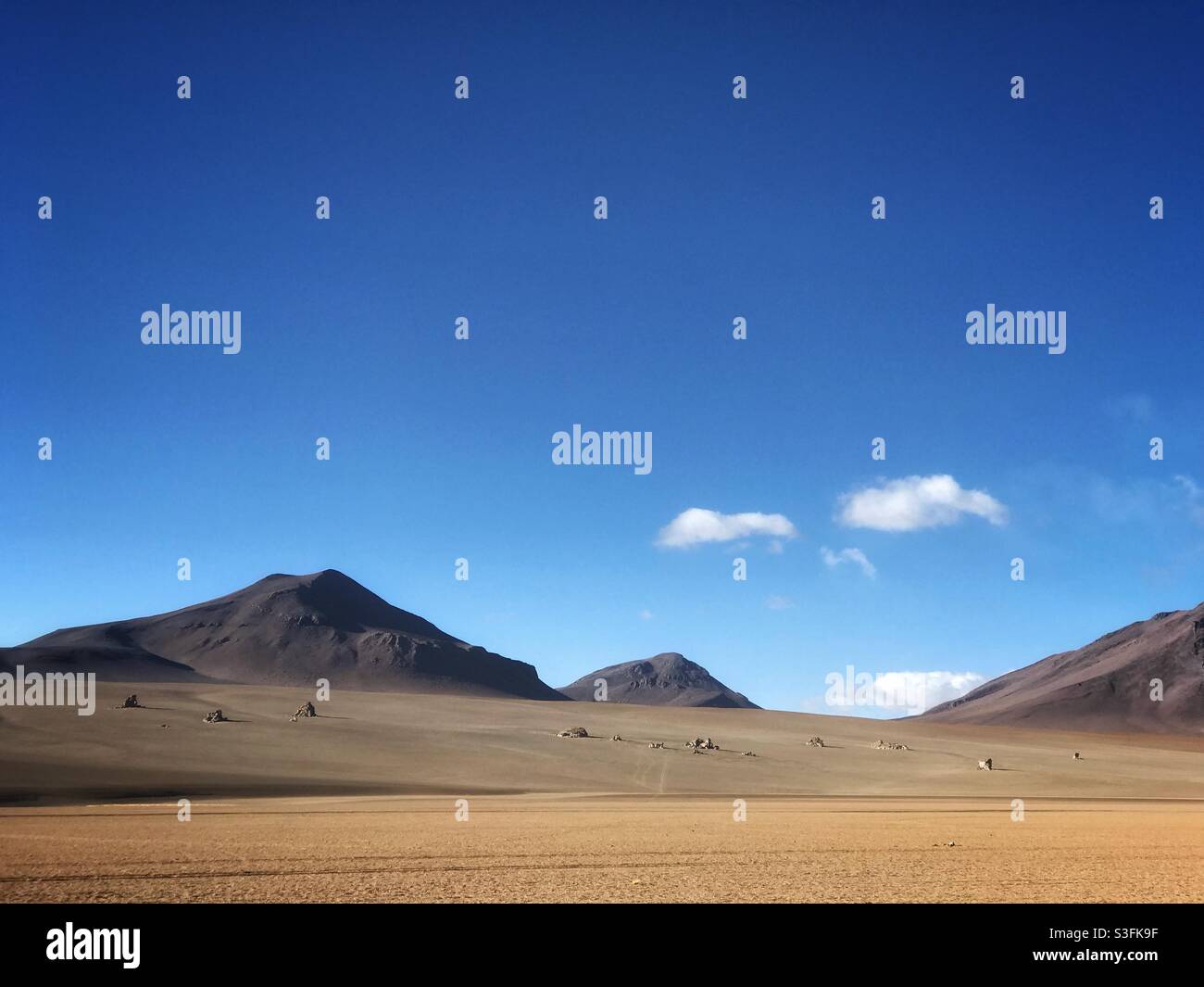 Salvador Dali desert, Bolivia Stock Photo