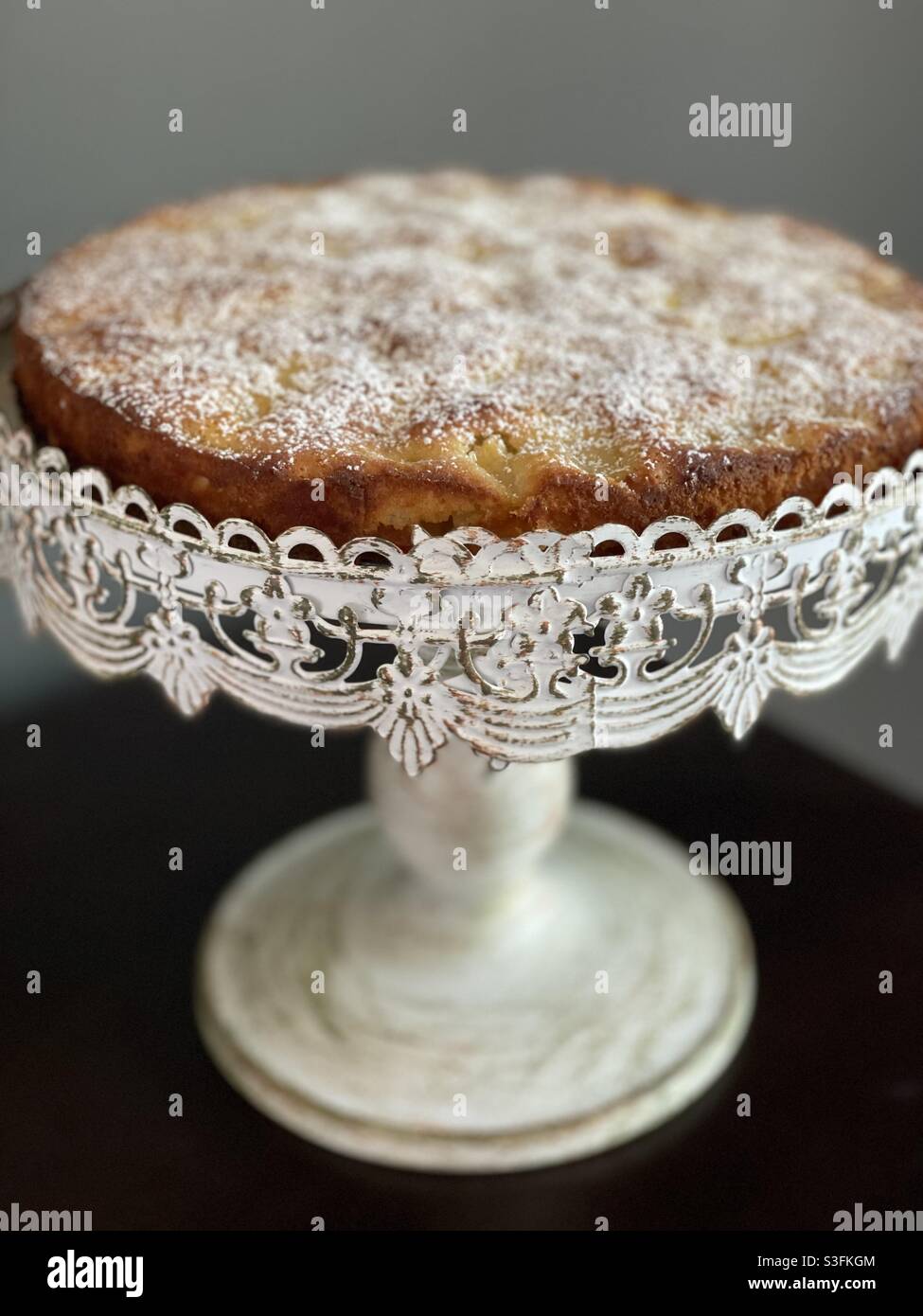 French apple cake Stock Photo Alamy