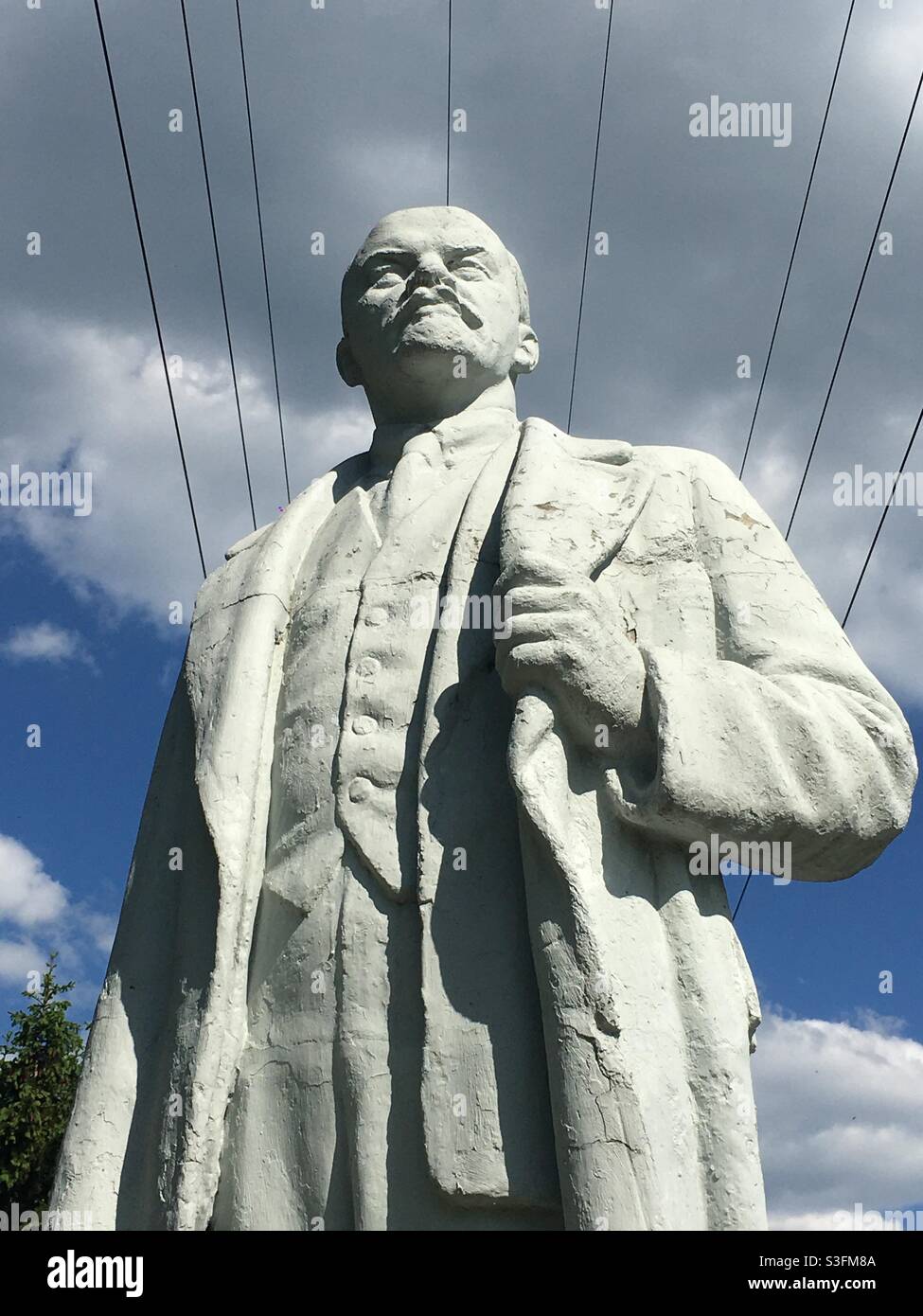 Lenin statue in Elektostal, Moscow Region, Russia. Stock Photo