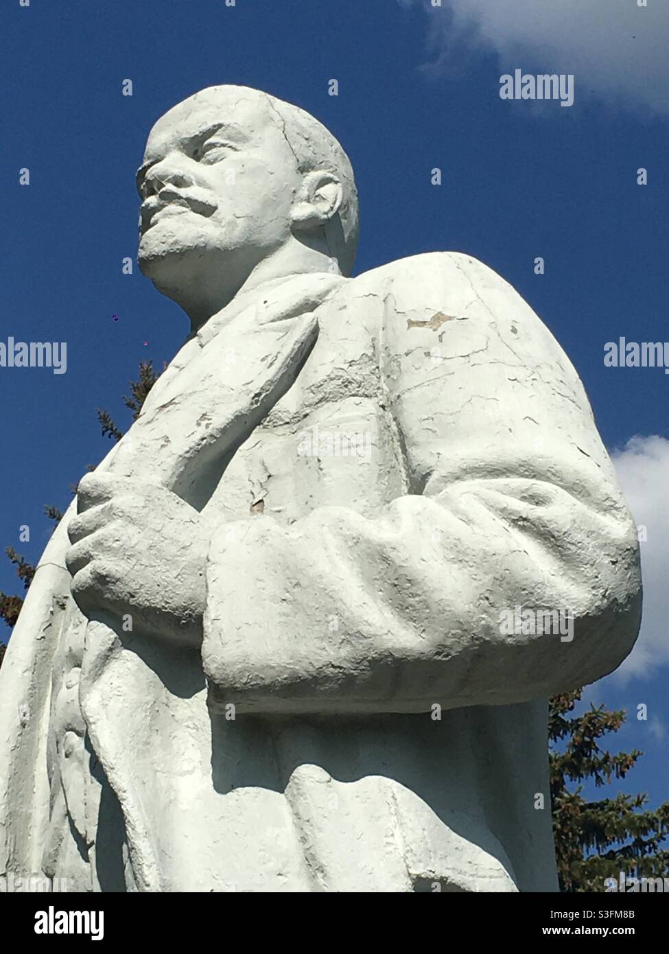 Lenin statue in Elektrostal, Moscow Region, Russia. Stock Photo