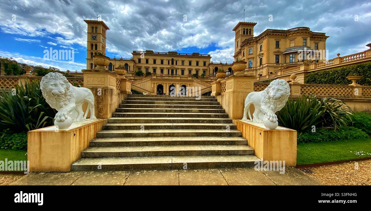 Osborne house Isle of Wight - Smartphone Captured Stock Image