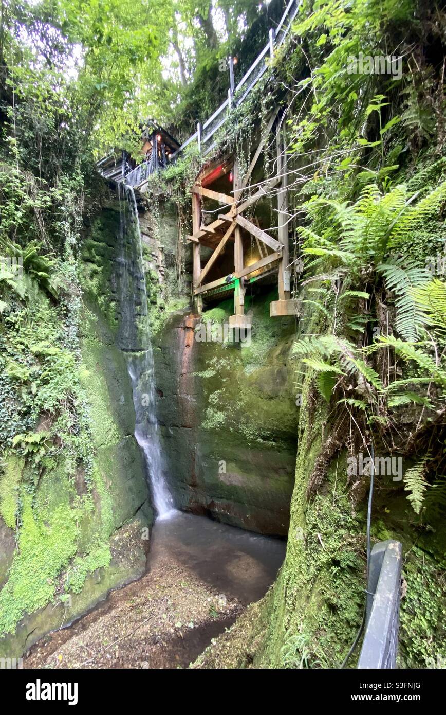 The shanklin chine Stock Photo Alamy