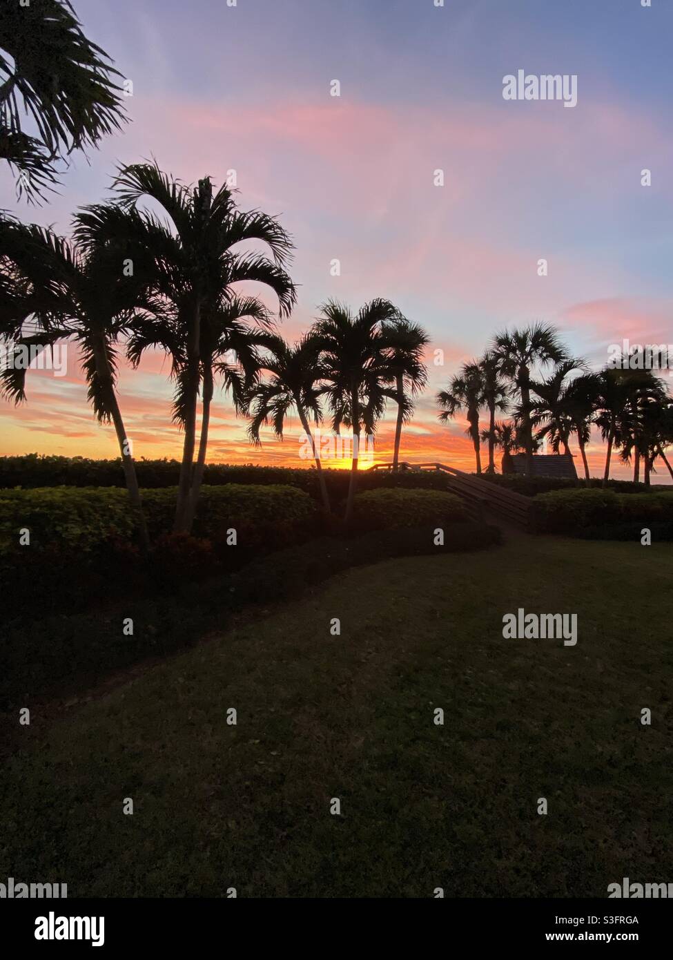 Sunset on Longboat Key Florida Stock Photo Alamy