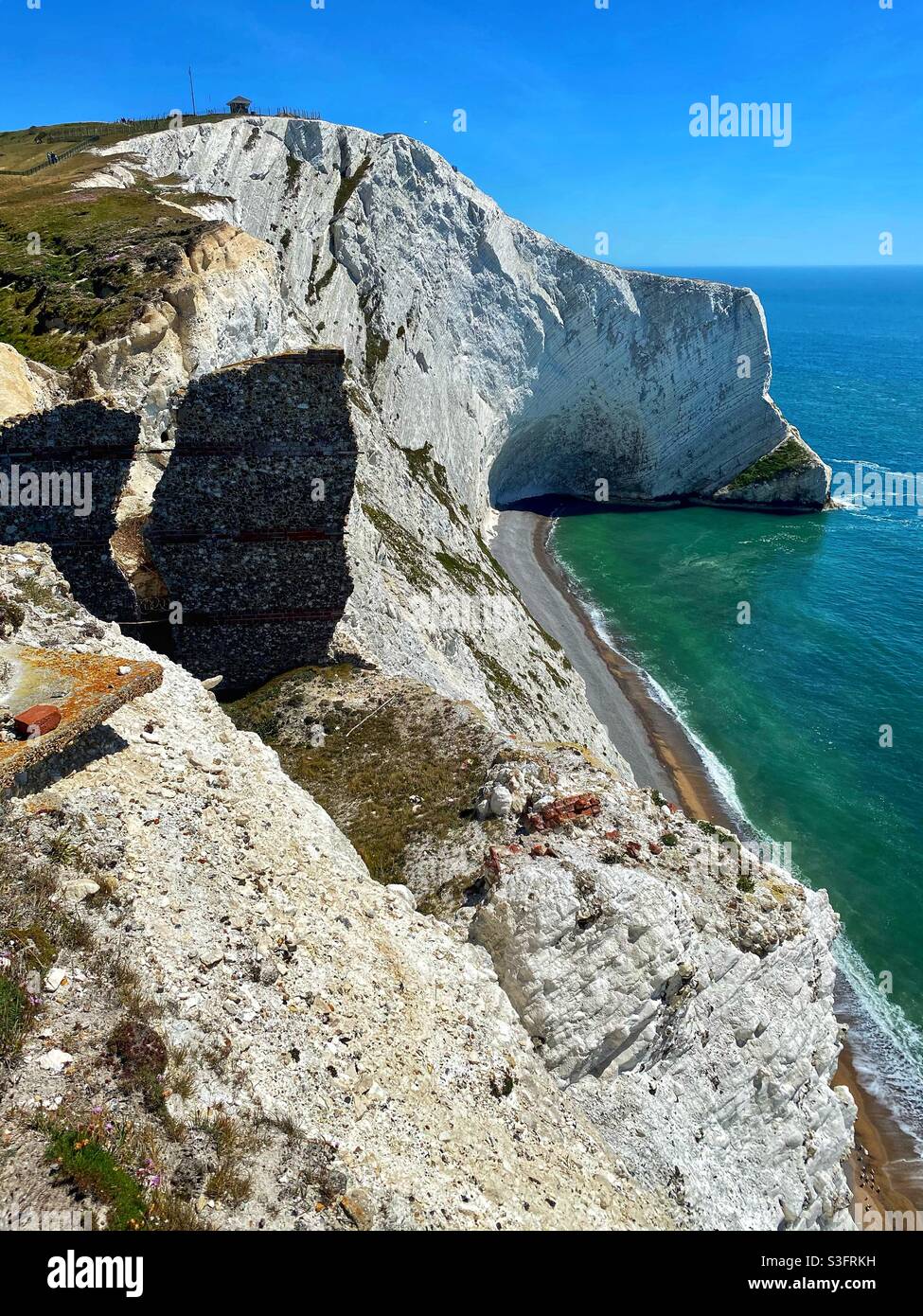 The needles. Isle of Wight Stock Photo Alamy