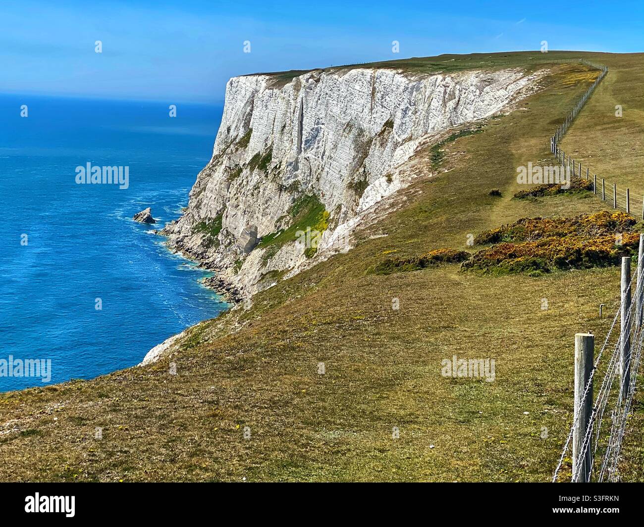 The needles. Isle of Wight Stock Photo