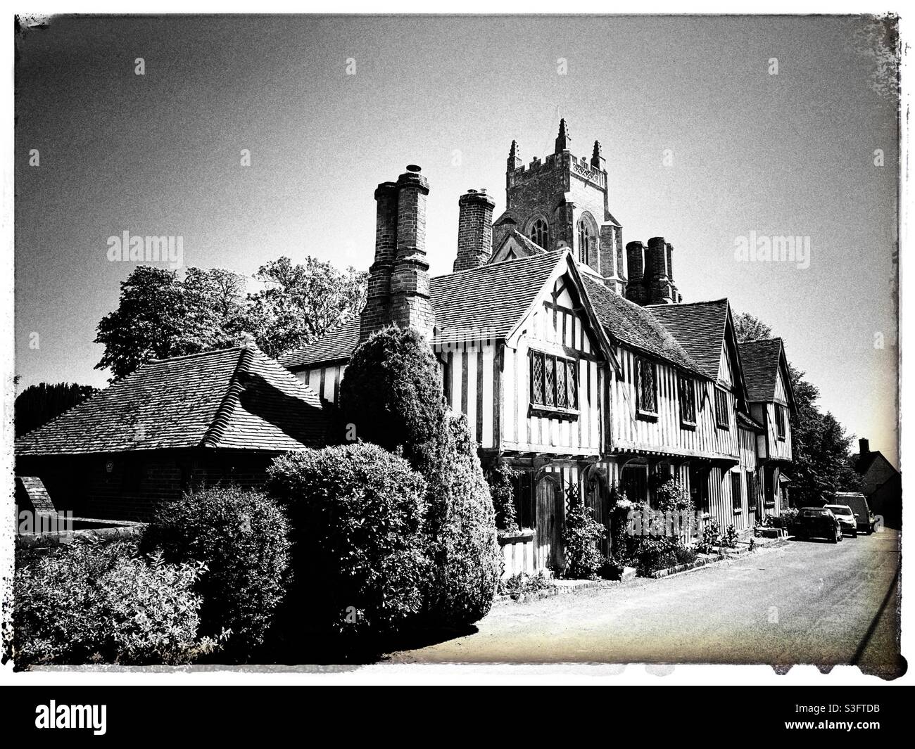 Stoke By Nayland Suffolk England - Smartphone Captured Stock Image