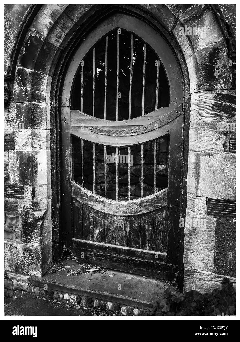 Arched gateway, Scarborough - Smartphone Captured Stock Image