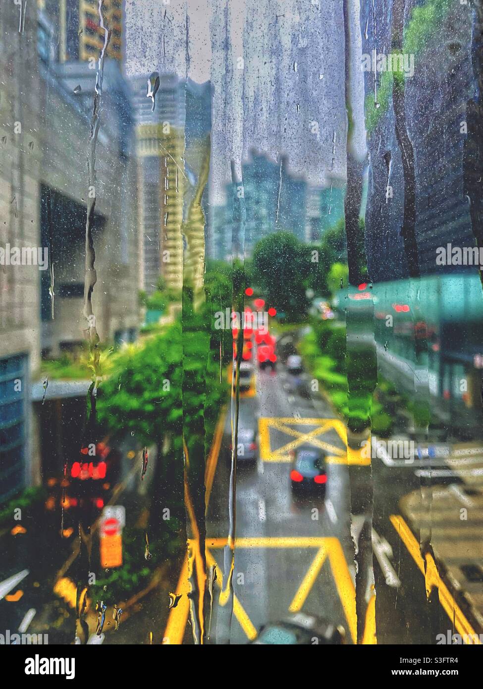 Postcard from Singapore Stock Photo