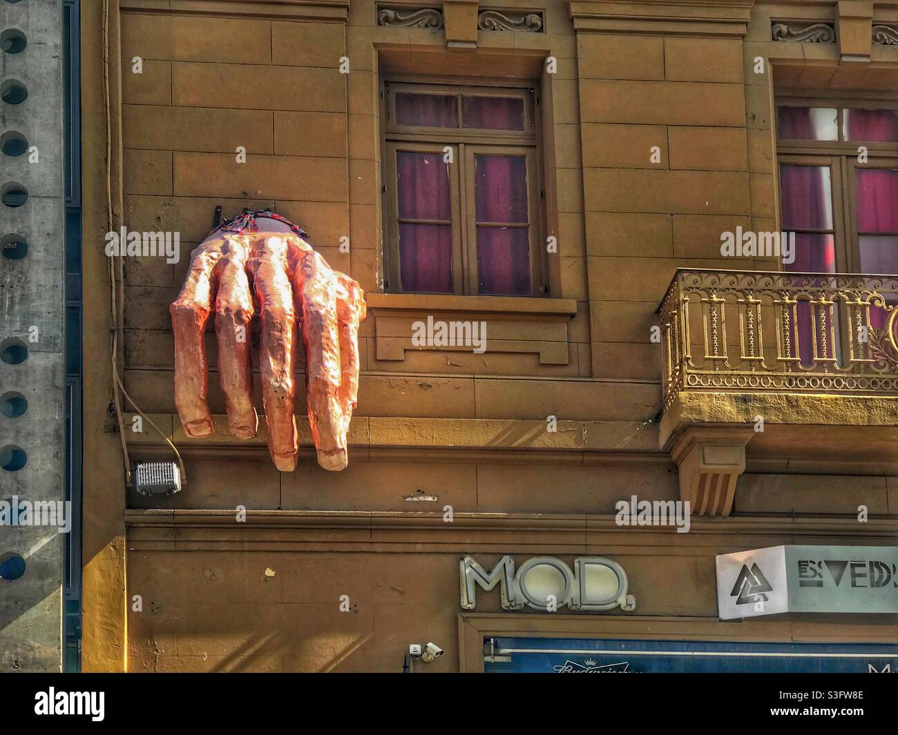 Funky architecture in San Telmo, Buenos Aires, Argentina - Smartphone Captured Stock Image