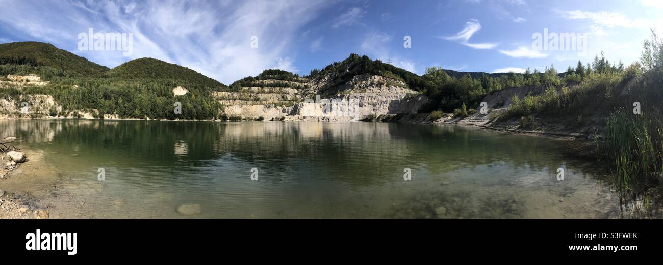 Lake near Martin in Slovakia Stock Photo