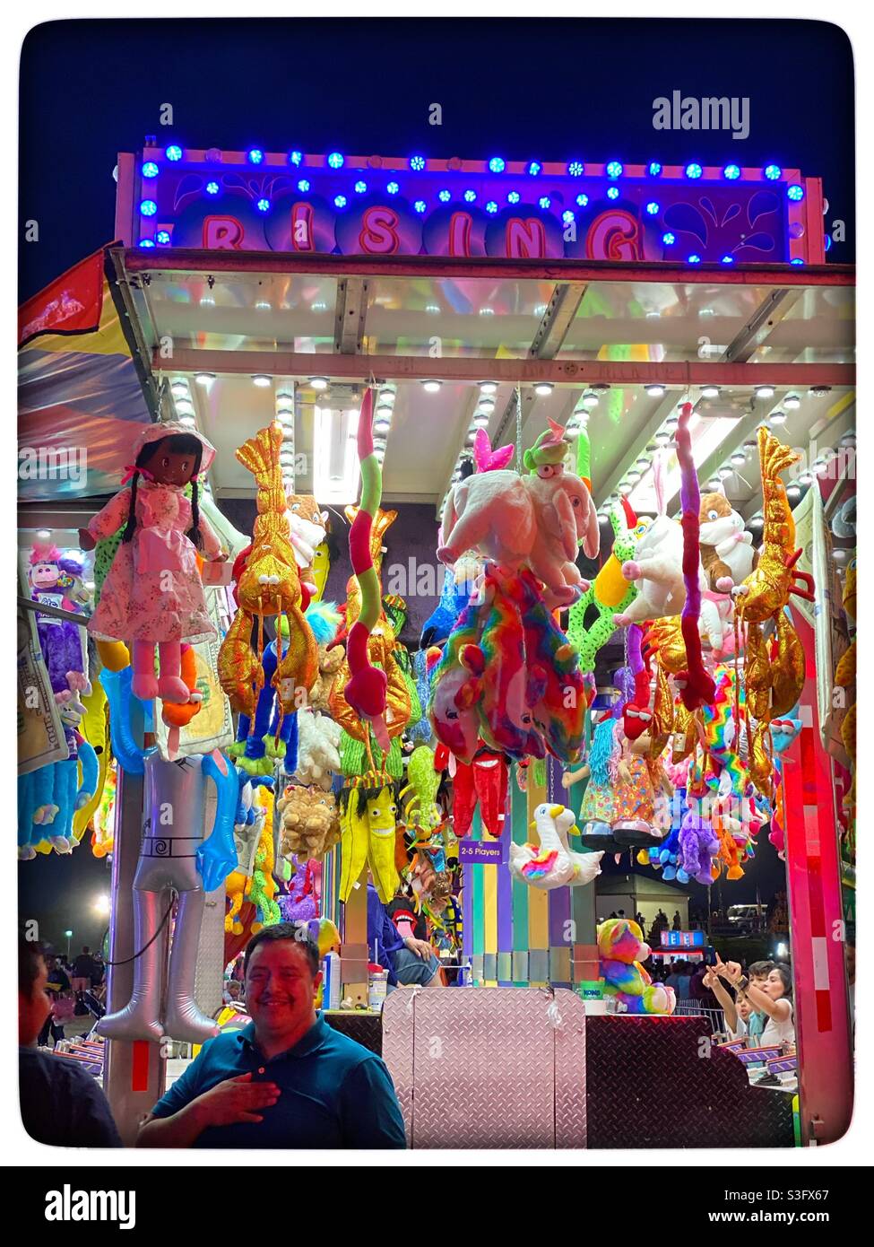 Carnival games at the fair Stock Photo