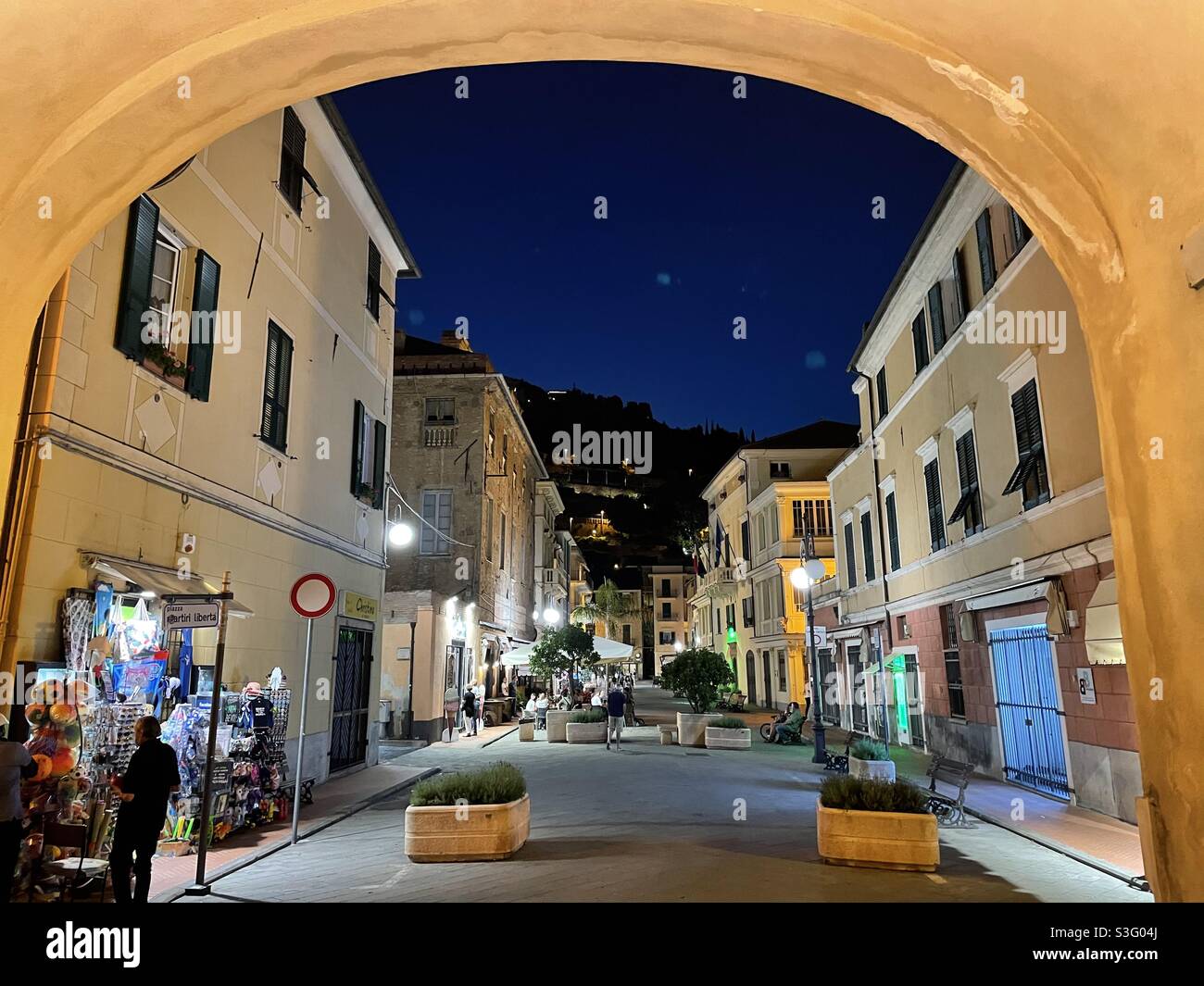 Pietra Ligure,Liguria, Italy Stock Photo