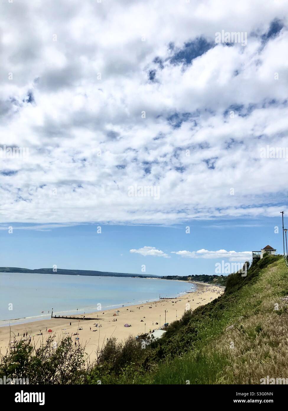 Bournemouth beach - Smartphone Captured Stock Image