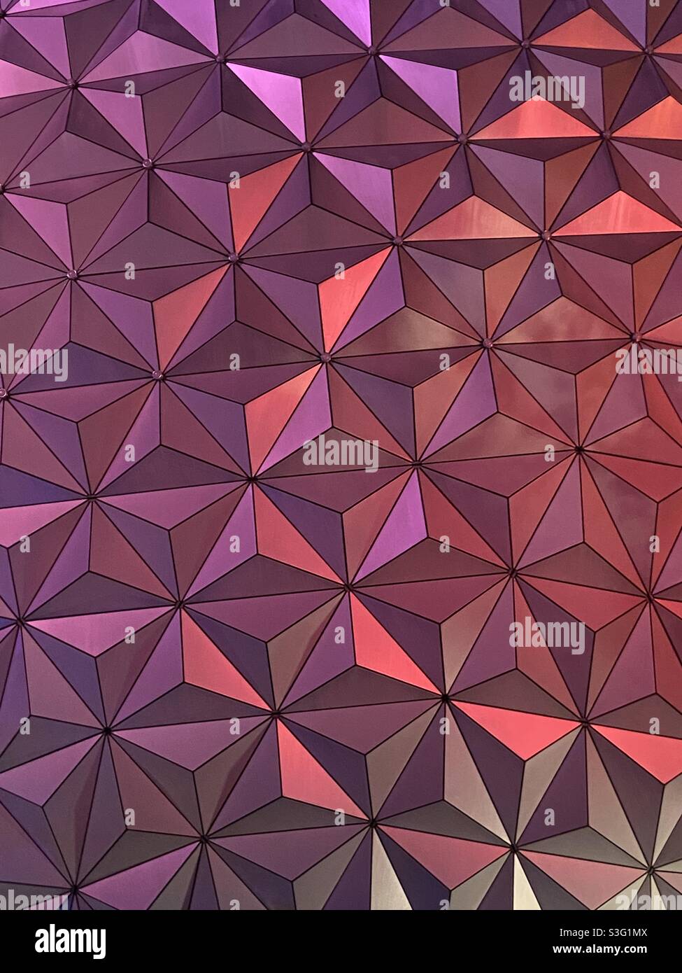 Epcot ball up close Stock Photo Alamy